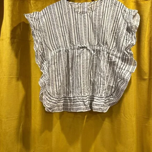 Janie and Jack GEO STRIPED SWIM COVER-UP size 6 - Picture 4 of 8